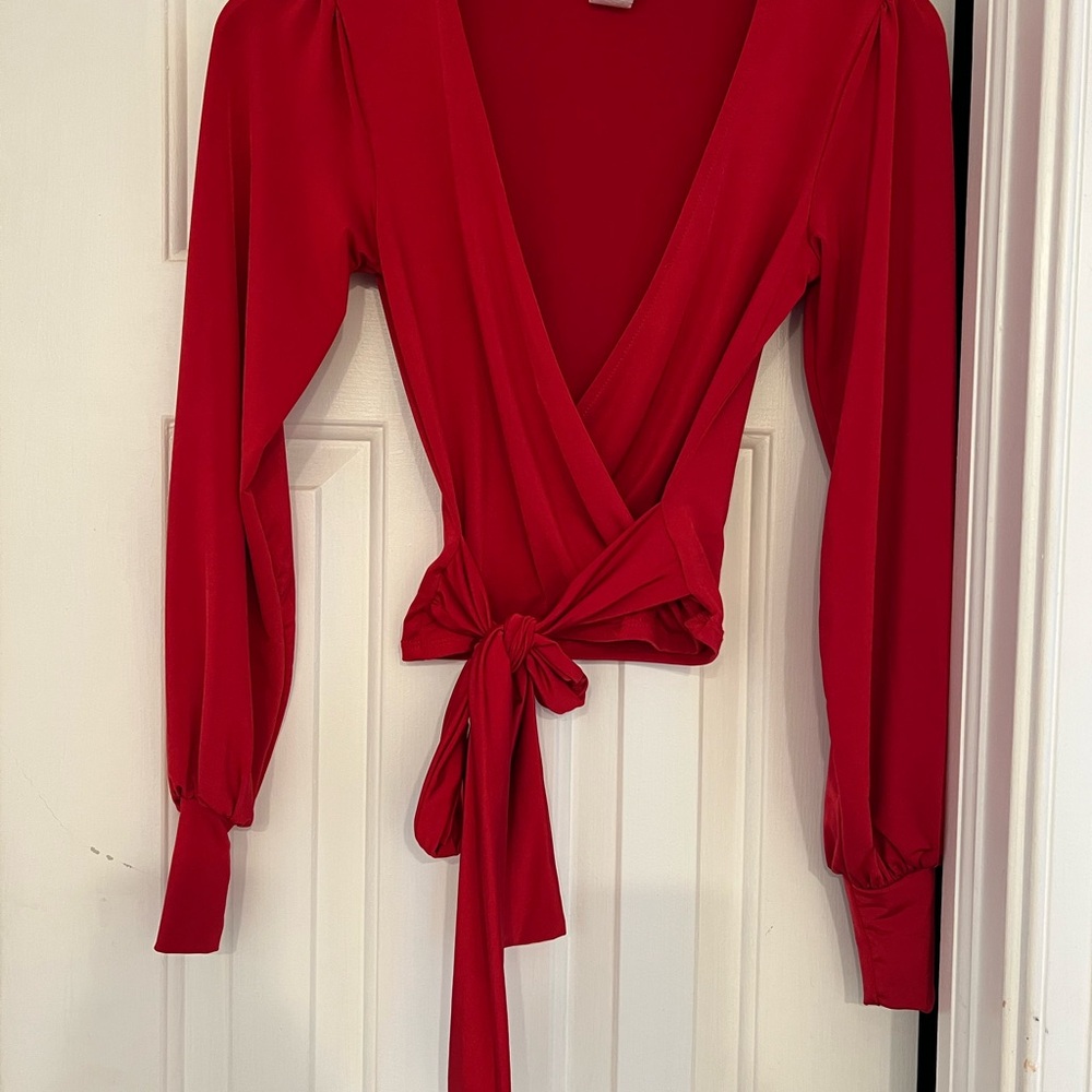 Windsor Vibrant Red Blouse